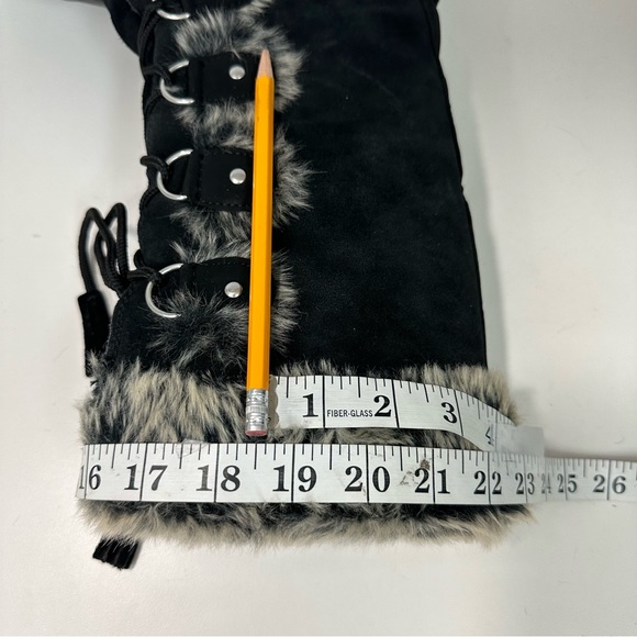 KHOMBU Nellie Artic Winter Boot Size 8 New Leather Waterproof Faux Fur W… - Picture 15 of 16